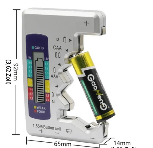 ⚡Batterietester machen Ihr Leben einfacher