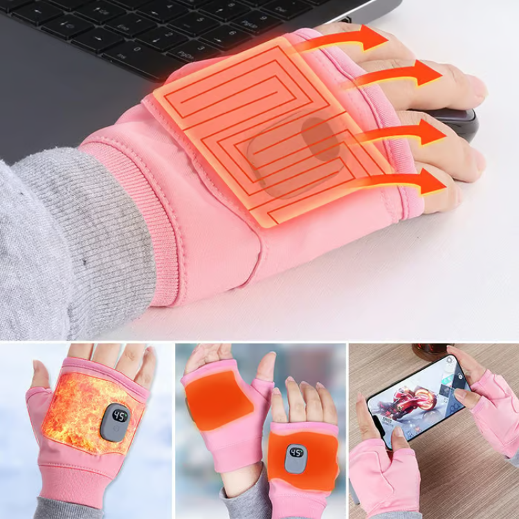 🔥Letzter Tag 49% RABATT✨Smarte thermostatische beheizte Handschuhe ohne Finger