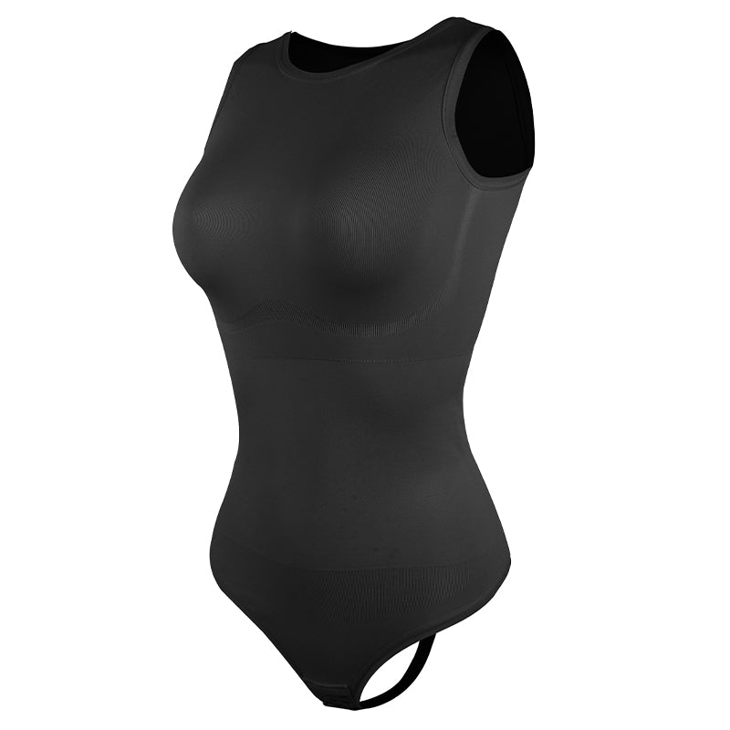 Crew Neck Ärmelloses Figurformendes Bodysuit Shapewear